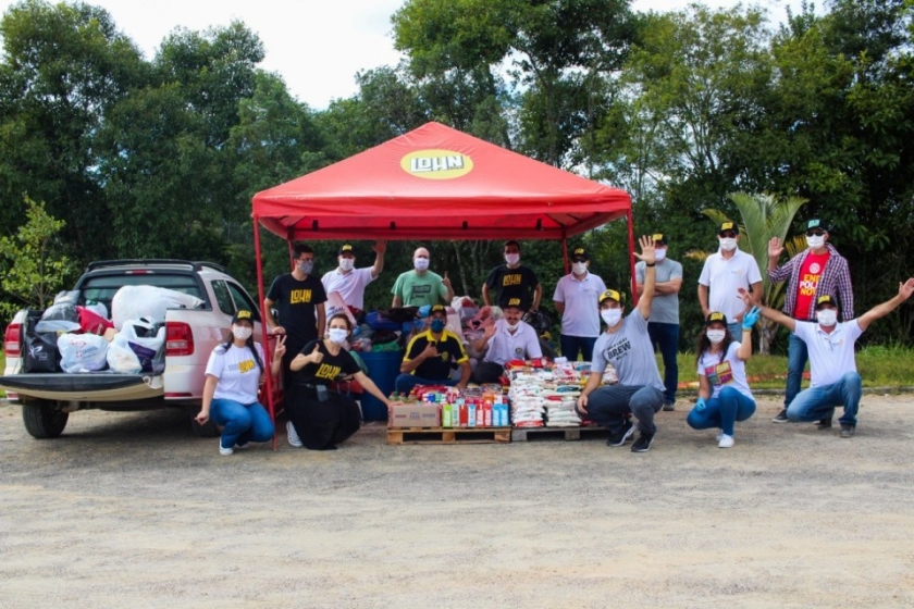 Ação social chope solidário