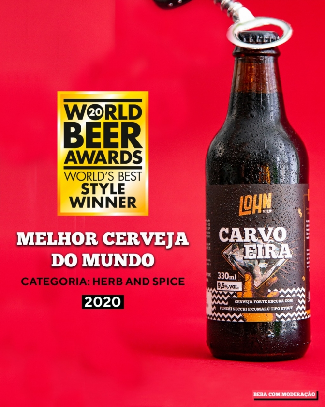 CARVOEIRA É CONSIDERADA A MELHOR DO MUNDO NO WORLD BEER AWARDS, EM LONDRES