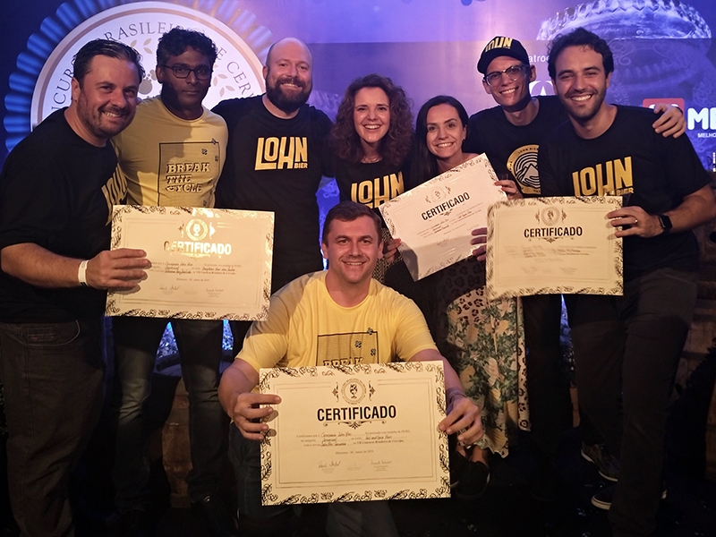 Lohn conquista 4 medalhas no Concurso Brasileiro da Cerveja